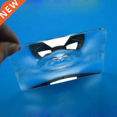 100x70mm Small Optical PMMA Plastic Fresnel Lens Solar Focal