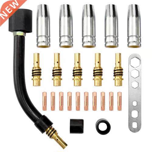 24PCS Welding-torch Fitting 15AK Torch Consumable Electrode