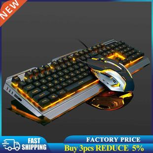 USB Wired Ergonomic Backlit Mechanical Feel Gaming Keyboard