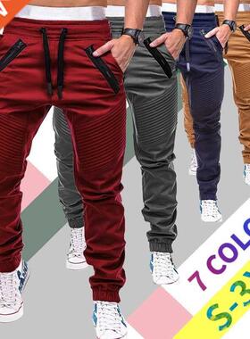 2022 New Hip Hop Men Cargo Trousers Joggers Casual Male Spor