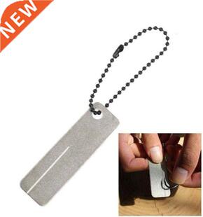 Pocket Diamond Stone Sharpener Keychain for Knife Fish Hook