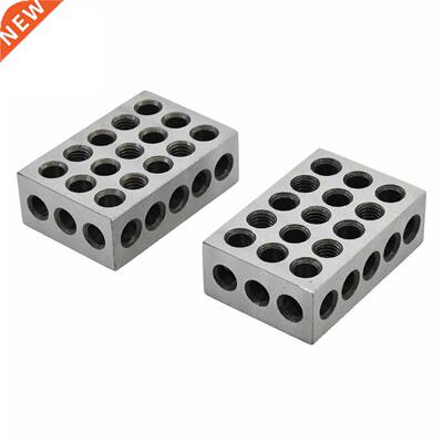 Machine Tool 2Pcs Matched Ultra Precision 1-2-3 Blocks 23 Ho