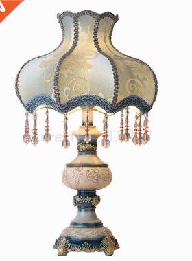 European Table Lamp Creative Warm Light justable Bedroom