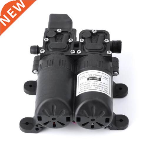 Dual Core Power Water Pump DC 12V Auto High Pressure Diaphra