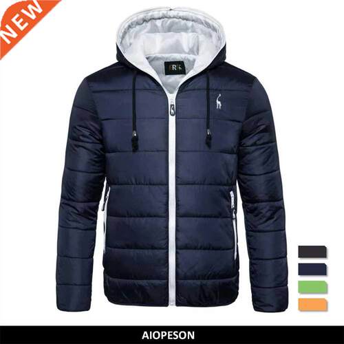 2022 New Waterproof Winter Jacket Men Hoodied Parka Men Warm