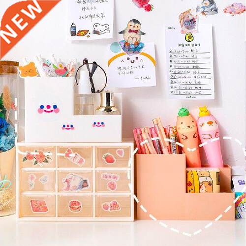 Kawaii Desktop Organizer Storage Box Cosmetic Storage Box