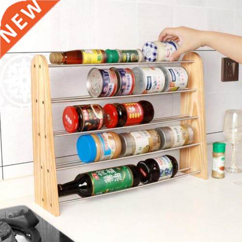 Stainless Steel Storage Rack Seasoning Bottles elves Spice