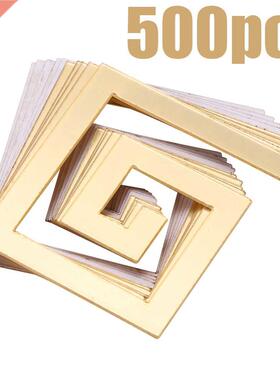 50/100/200/500pcs Building Border Acrylic Mirror Sticker Wal