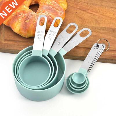 4PcsMulti Purpose Spoons/Cup Measuring Tools PP Baking Acces