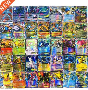 00pcs Pokemons Toy gx non repeat ining Engli Cards Game