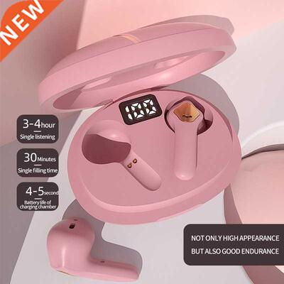 Wireless Bluetooth Headset Mini TWS Power Display Sports