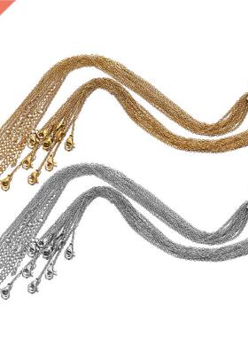 10pcs 45+5cm Gold Stainless Steel Link Chains in Bulk Neckla