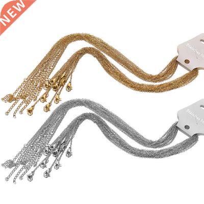 10pcs 45+5cm Gold Stainless Steel Link Chains in Bulk Neckla