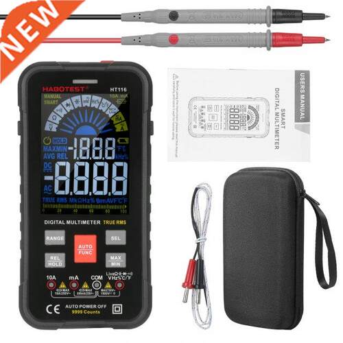 HABOTEST HT116 Digital Multimeter 9999 Counts True RMS Auto-