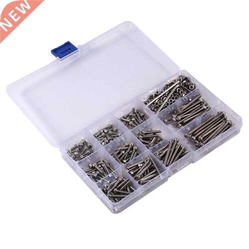 440pcs M Screws Nuts Set Hex Head Socket Screws and Nuts 2