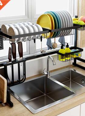 Kitchen rack multi-function sink rack dish rack countertop d