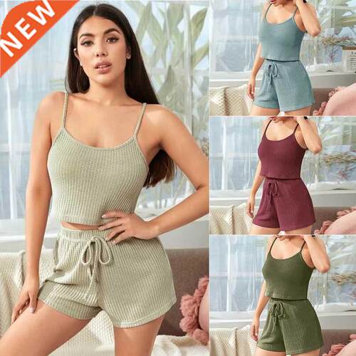 Homewear Pajamas, Vest, orts, 2 pieces set