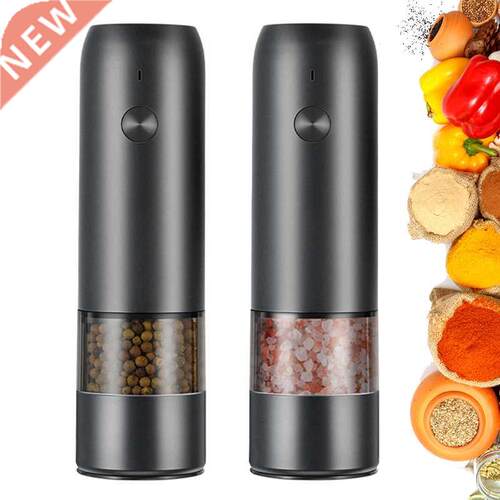 Electric Automatic Mill Pepper And Salt Grinder USB Charging