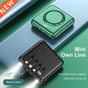Portable 20000mAh Power Bank Outdoor Wireless Charger Phone