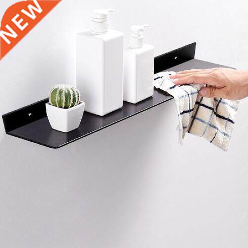Storage Rack Black Kitchen Wall Shelf 0-60cm Bathroom