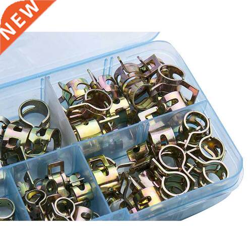 75Pcs/set 6-10mm Spring Fuel Oil Water CPU Hose Clip Pipe Tu