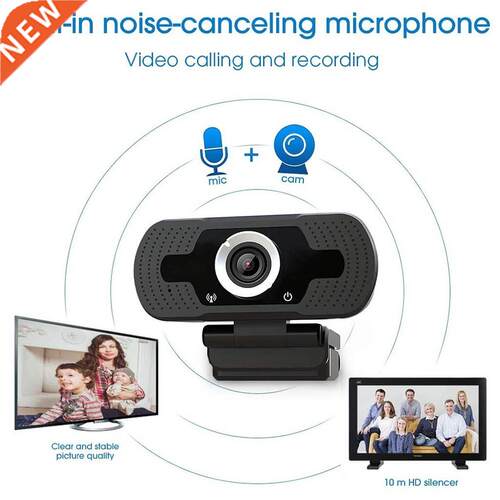 Free Shipping Full Hd 1080p Web Cam Desk Pc Video Callin