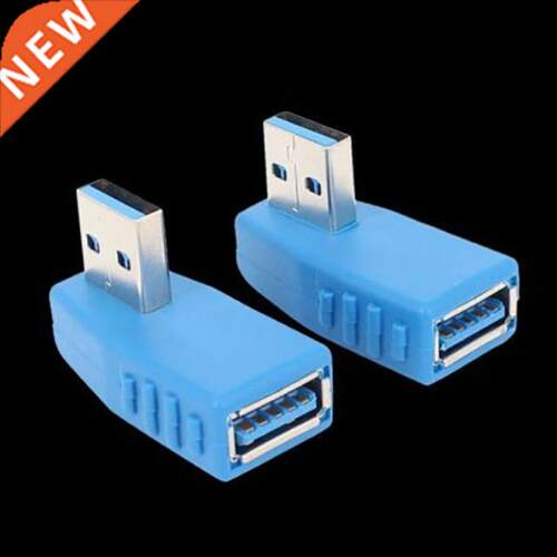1pc New 90 Degree Left Right Angled USB 3.0 A Male To Female