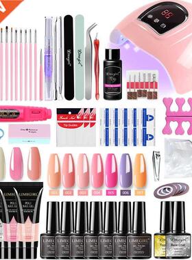 Nail Set With Nail Lamp Nail Dryer Nail Drill Machine Manicu