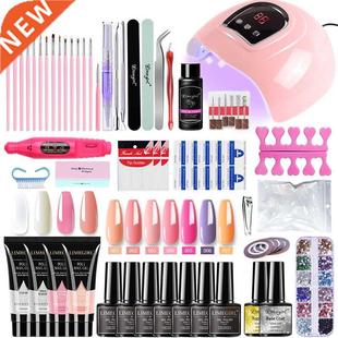 Nail Set With Nail Lamp Nail Dryer Nail Drill Machine Manicu