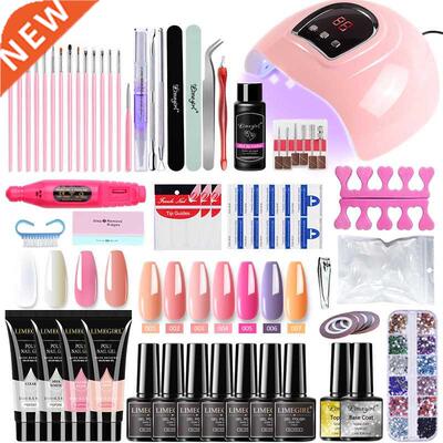 Nail Set With Nail Lamp Nail Dryer Nail Drill Machine Manicu
