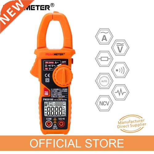 PM2018S Smart Digital Clamp Meter 600A AC/DC Clamp Multimete