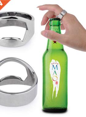 1 Pcs ainless eel Ring Opener Multi-function Mini Bottle