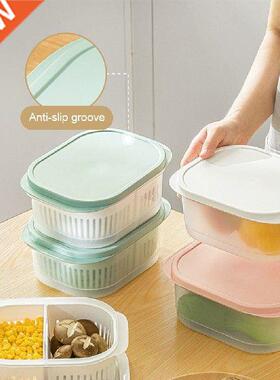 Refrigerator Organizer Kitchen Stackable Fruit Washing