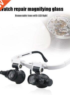 Magnifying Glasses with LED Light Head Mount Hands Free