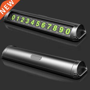 Car Styling Temporary Parking Card Luminous Car Parking Auto