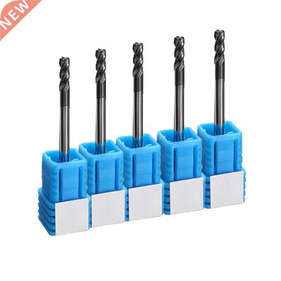 2PCS Tungsten Carbide HRC45 4 Flutes End Mill MM Shank Mill