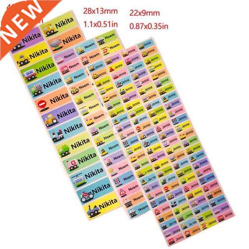Custom Sticker Boy Cartoon Car Pattern Custom Personal Name