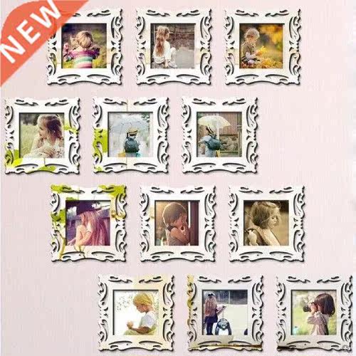 Wall Sticker Gold Silver Mirror Switch Cover Single and