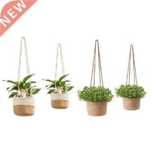 Woven Rope Hanging Planter Basket Macrame Flower Pot Plant