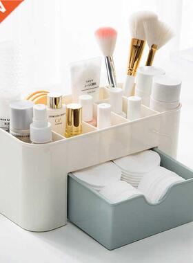 Plastic Makeup Organizer MakeUp Brush Storage Box with Drawe