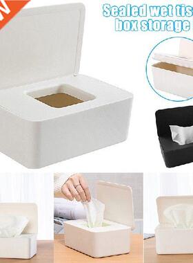 Dustproof Tissue Storage Box Case Wet Wipes Dispenser