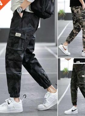 Cargo Trousers black pants men Male man Harem for skinny