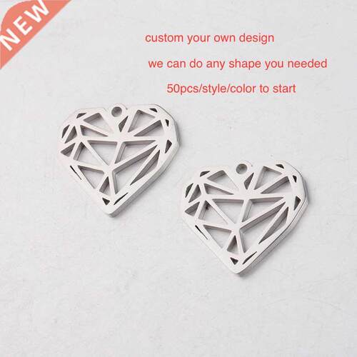 5pcs Rose Gold color Stainless Steel Mirror Finish Custom y