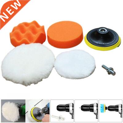 5Pcs/set Car Polishing Waxing Sponge Wheel Polishing Disc Se