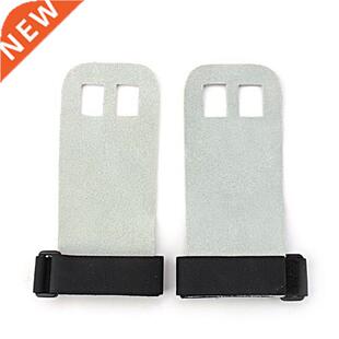 1Pair Cowhide Hand Grips Gymnastics Leather Gloves Anti-Skid