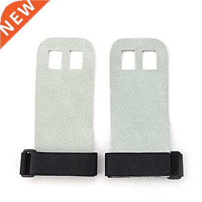 1Pair Cowhide Hand Grips Gymnastics Leather Gloves Anti-Skid