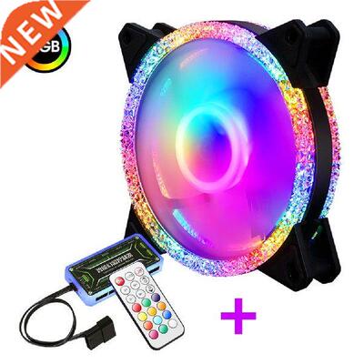 120mm Fan RGB Case Fans Mute Cooler Pc Computer 3pin +