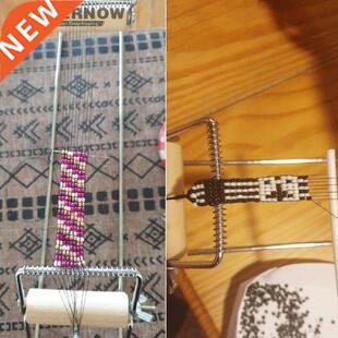 DIY Wood Weaving Beading Loom Kit for Jewelry Bracelet