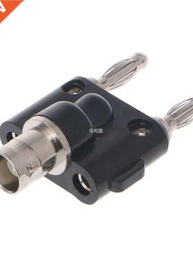 BNC Female Jack To Dual Stacking Banana Male Plug RF Connect