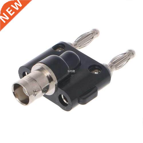 BNC Female Jack To Dual Stacking Banana Male Plug RF Connect